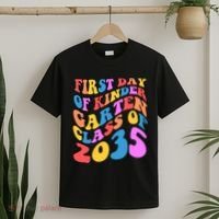 First Day Of Kindergarten Class Of 2035 Colorful T-Shirt thumb 2