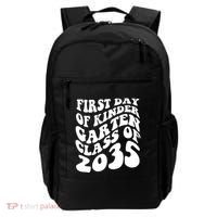 First Day Of Kindergarten Class Of 2035 Retro Backpack thumb 0