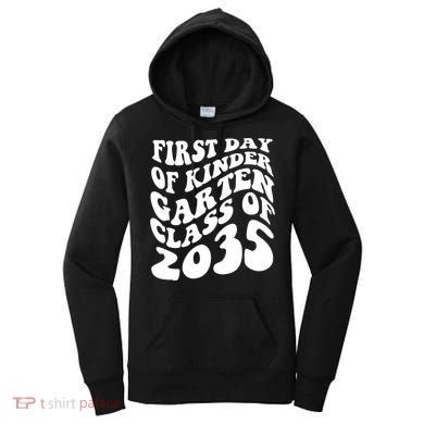First Day Of Kindergarten Class Of 2035 Retro Women's Hoodie