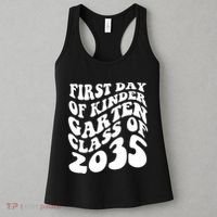 First Day Of Kindergarten Class Of 2035 Retro Women's Tank Top thumb 3