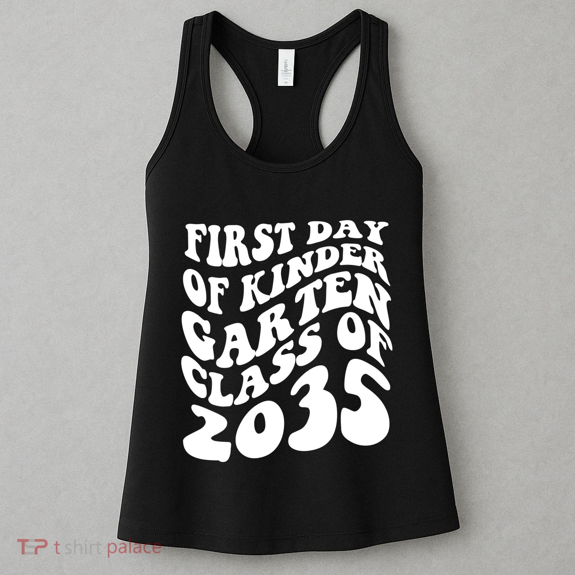 First Day Of Kindergarten Class Of 2035 Retro Women's Tank Top