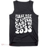 First Day Of Kindergarten Class Of 2035 Retro Tank Top thumb 0