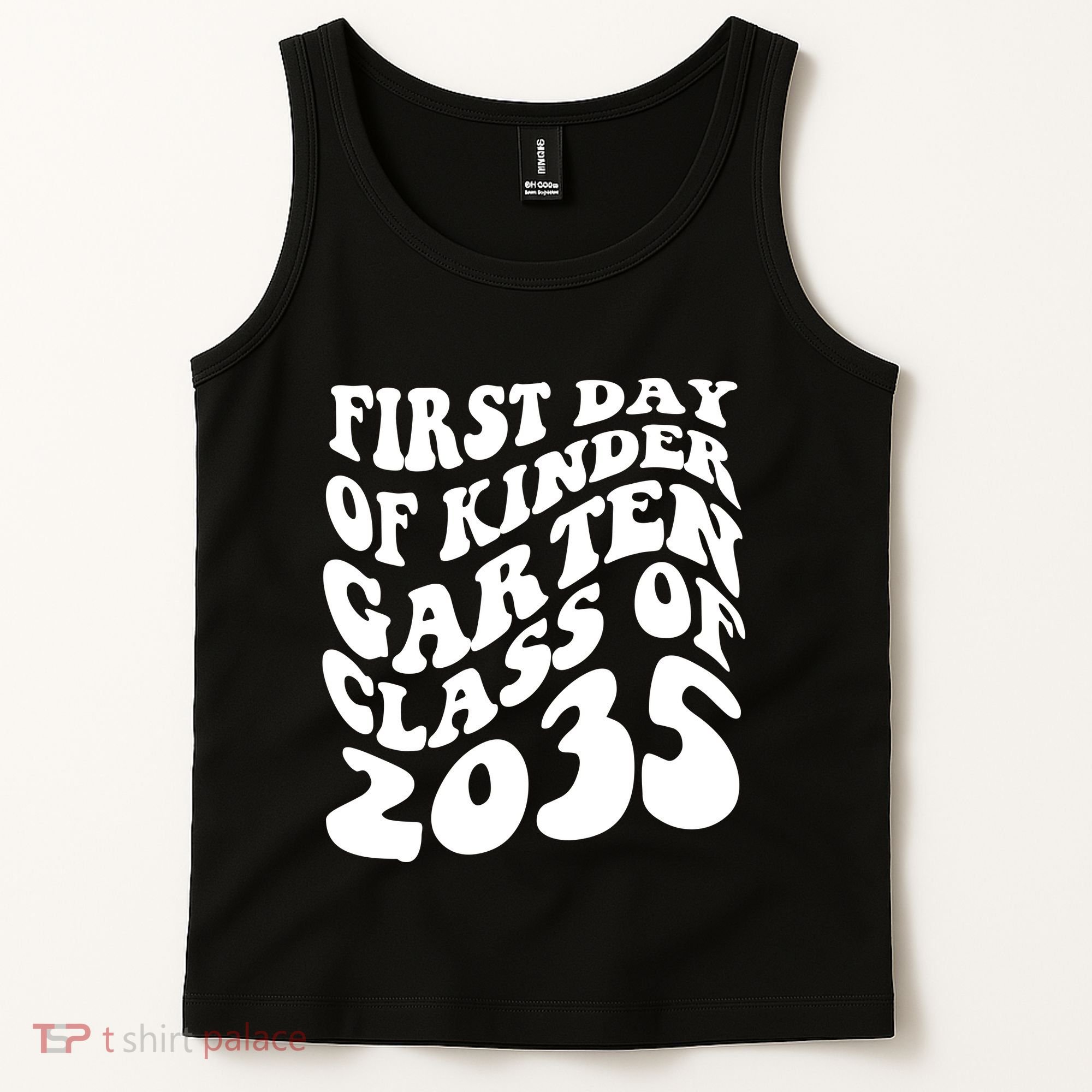 First Day Of Kindergarten Class Of 2035 Retro Tank Top