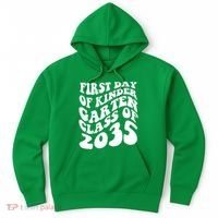 First Day Of Kindergarten Class Of 2035 Retro Hoodie thumb 0