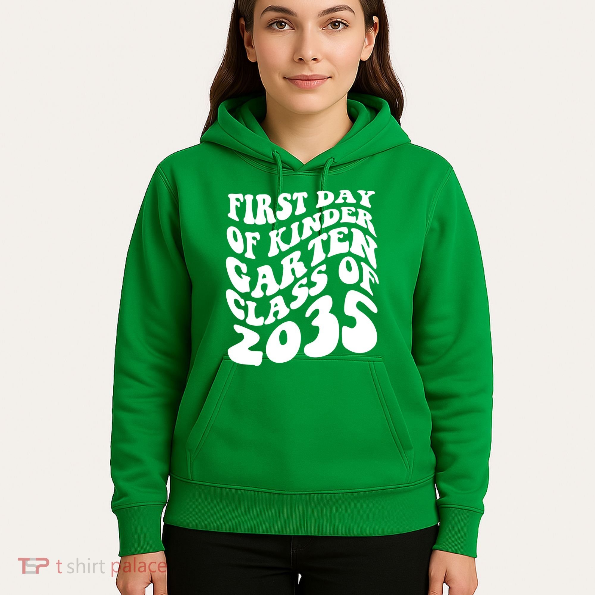 First Day Of Kindergarten Class Of 2035 Retro Hoodie