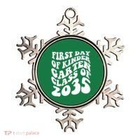 First Day Of Kindergarten Class Of 2035 Retro Ornament thumb 0