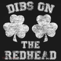 Funny Dibs On The Redhead For St Patricks Day Apron thumb 3