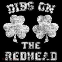 Funny Dibs On The Redhead For St Patricks Day Bucket Hat thumb 4