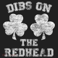 Funny Dibs On The Redhead For St Patricks Day Golf Towel thumb 3