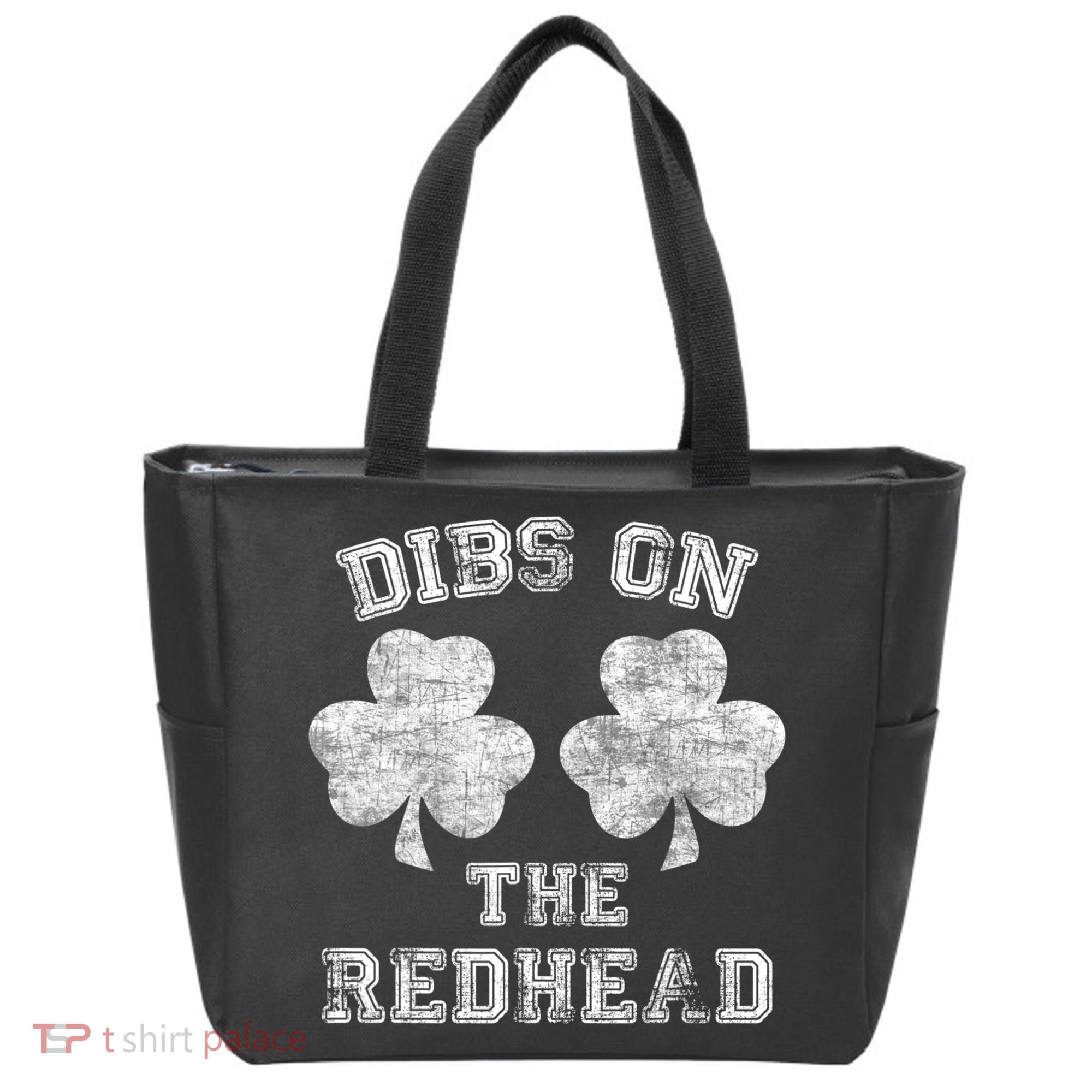 Funny Dibs On The Redhead For St Patricks Day Tote Bag
