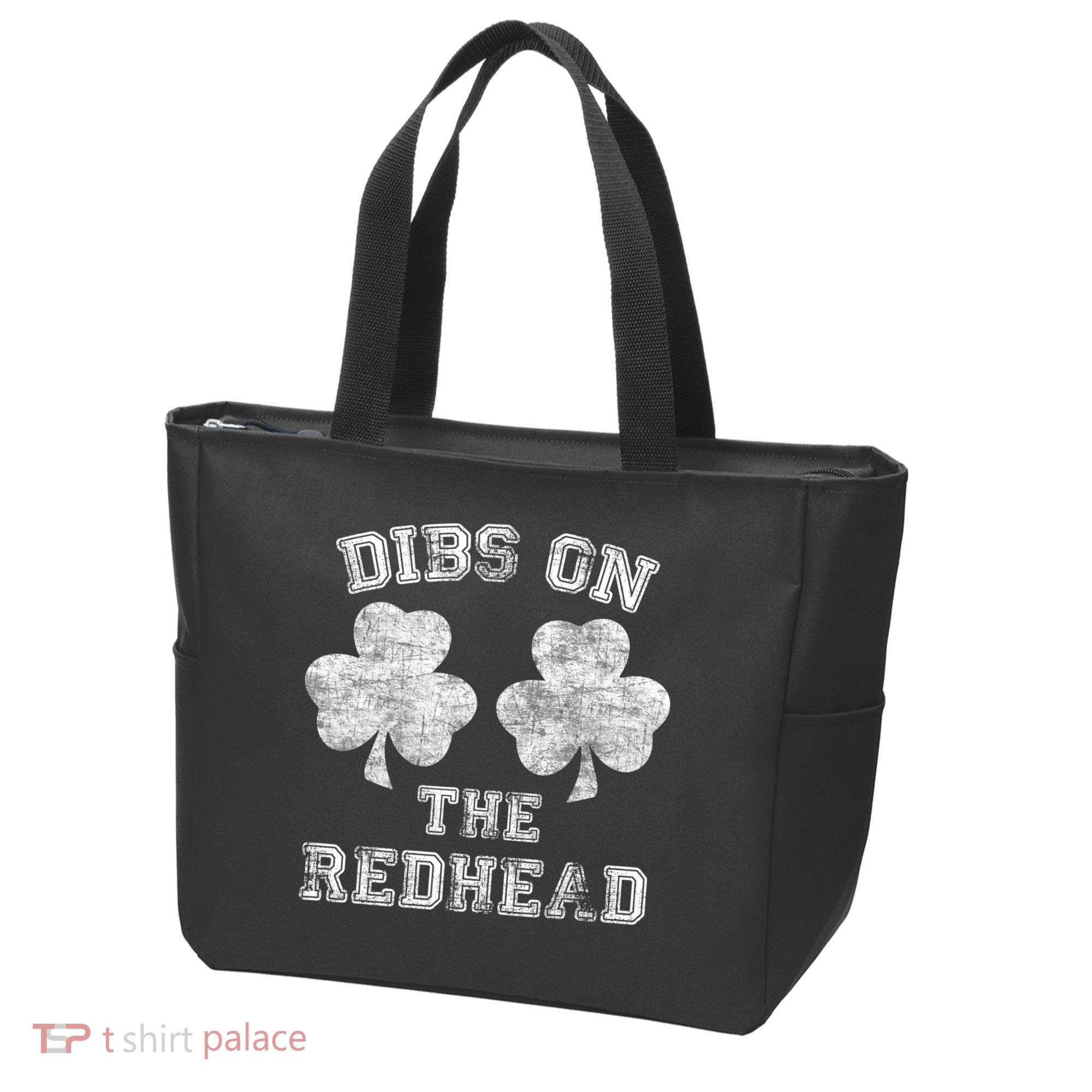 Funny Dibs On The Redhead For St Patricks Day Tote Bag