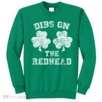 Funny Dibs On The Redhead For St Patricks Day Sweatshirt thumb 0