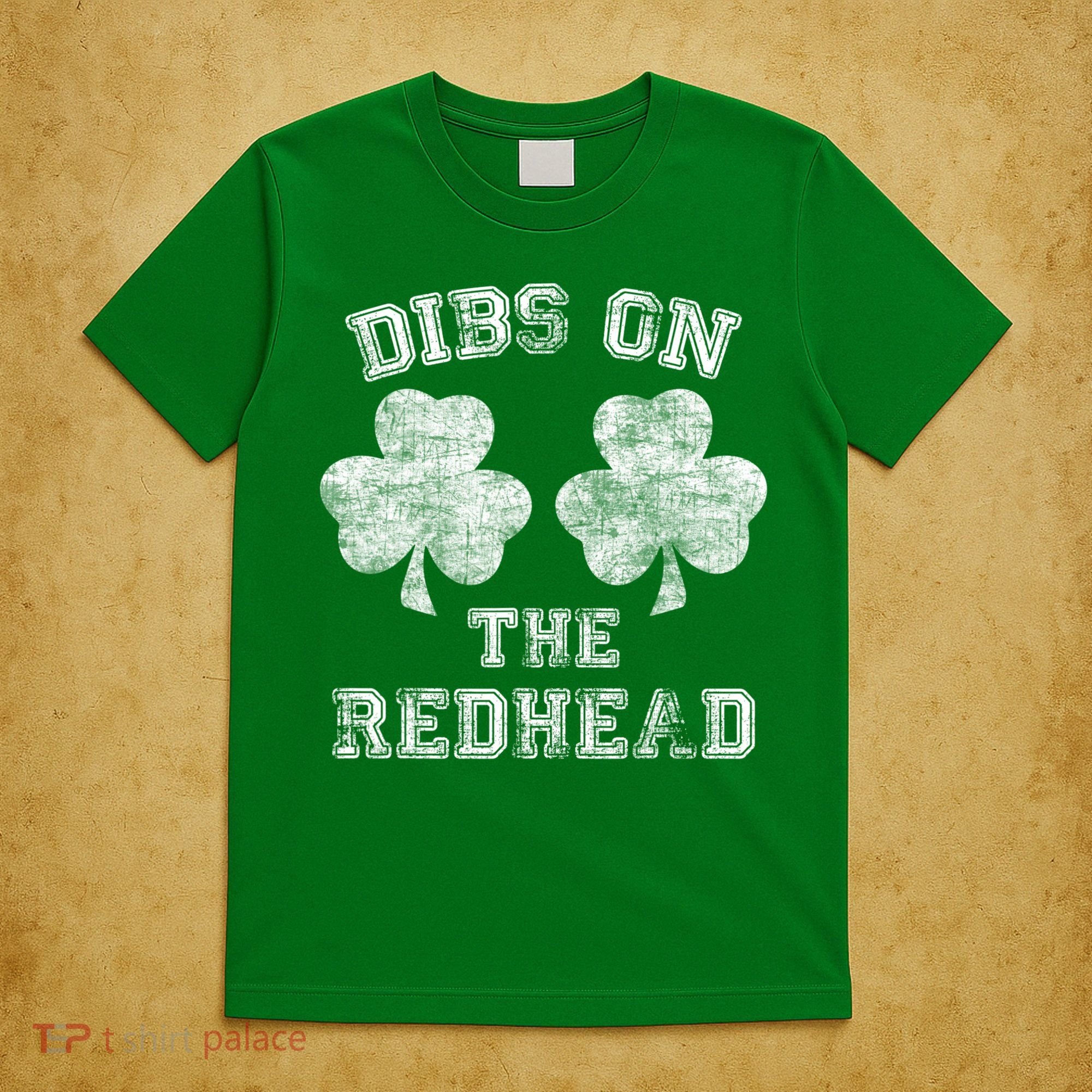 Funny Dibs On The Redhead For St Patricks Day T-Shirt