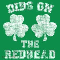 Funny Dibs On The Redhead For St Patricks Day Toddler Hoodie thumb 2
