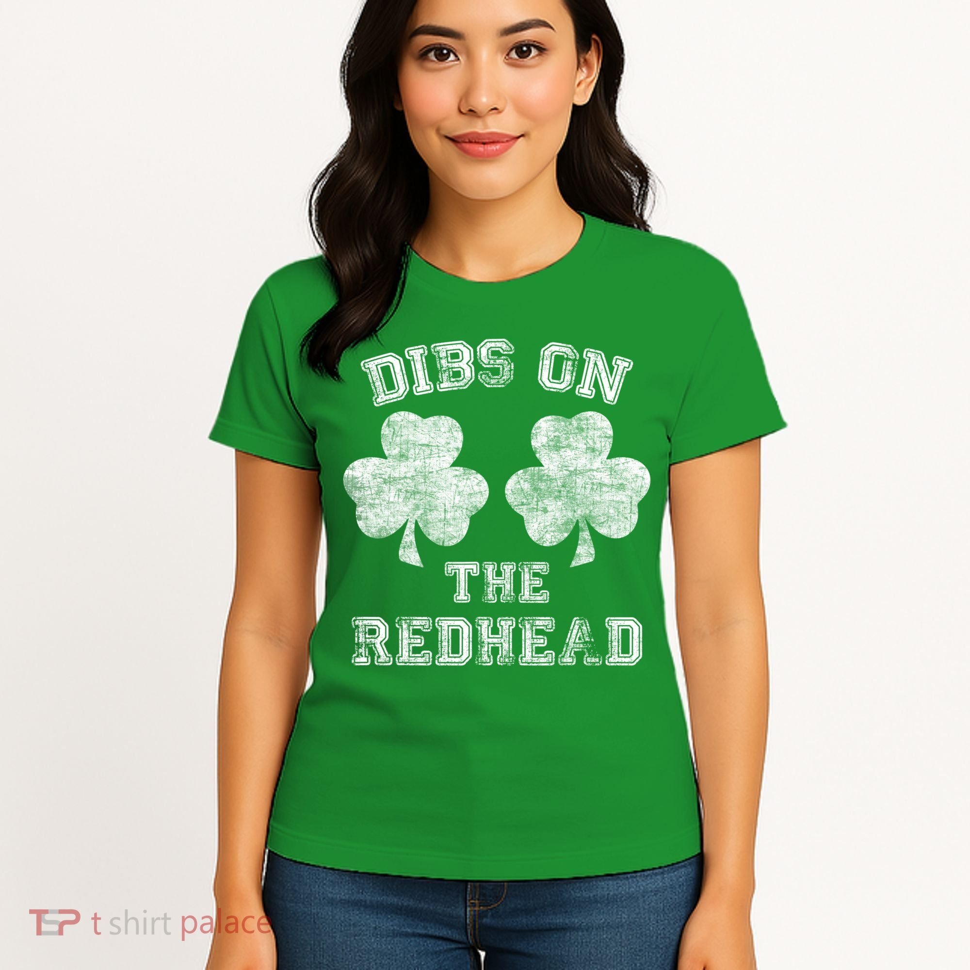 Funny Dibs On The Redhead For St Patricks Day Women's T-Shirt