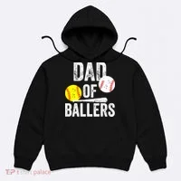 Funny Dad of Baseball and Softball Player Hoodie thumb 0