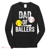 Funny Dad of Baseball and Softball Player Long Sleeve Shirt thumb 0