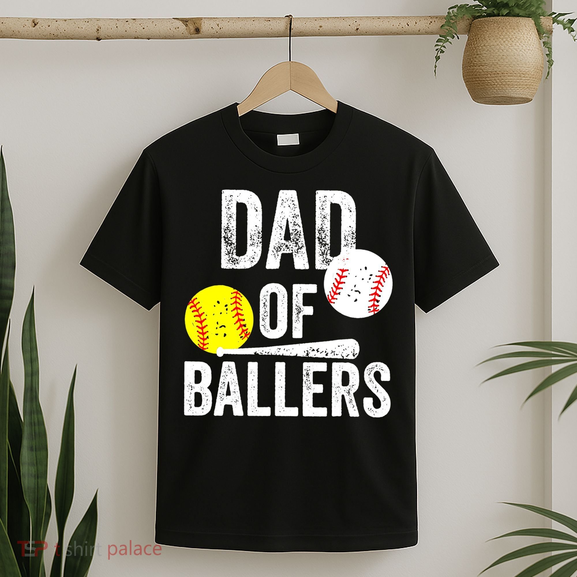 Funny Dad of Baseball and Softball Player T-Shirt