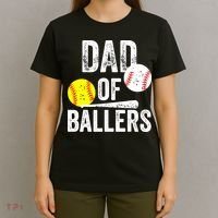 Funny Dad of Baseball and Softball Player T-Shirt thumb 4