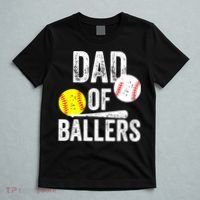 Funny Dad of Baseball and Softball Player T-Shirt thumb 5