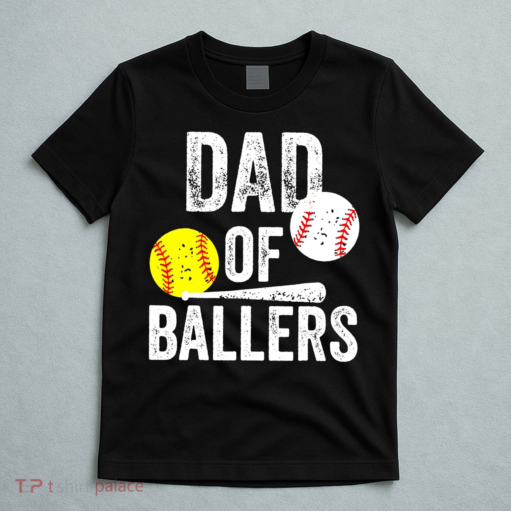 Funny Dad of Baseball and Softball Player T-Shirt