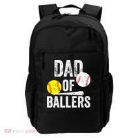 Funny Dad of Baseball and Softball Player Backpack thumb 0