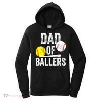 Funny Dad of Baseball and Softball Player Women's Hoodie thumb 0