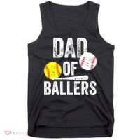 Funny Dad of Baseball and Softball Player Tank Top thumb 0