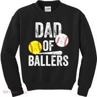 Funny Dad of Baseball and Softball Player Kids Sweatshirt thumb 0