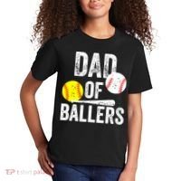 Funny Dad of Baseball and Softball Player Kids T-Shirt thumb 2