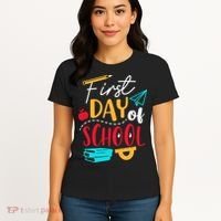 First Day Of School Cute Gift Women's T-Shirt thumb 4