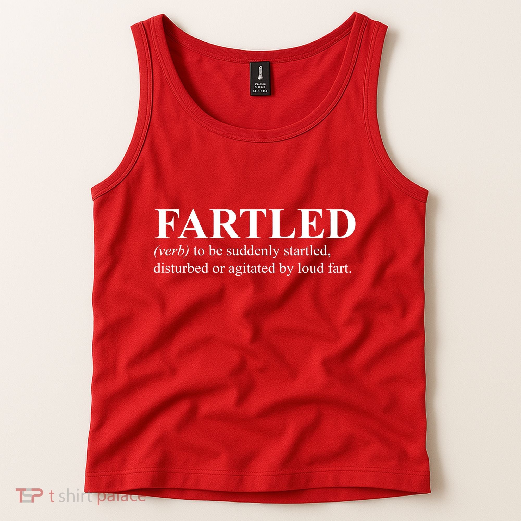 Fartled Definition Of A Fart Funny Tank Top