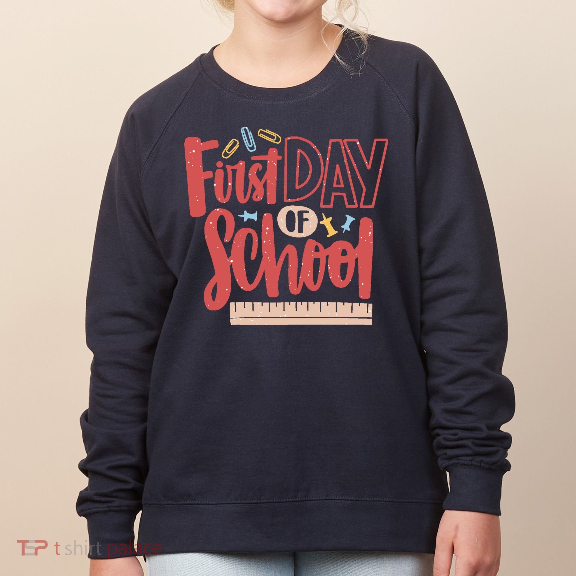 First Day Of School Cute Education Women's Sweatshirt