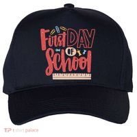 First Day Of School Cute Education Five-Panel Snapback Cap thumb 0