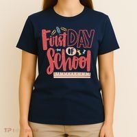 First Day Of School Cute Education T-Shirt thumb 4