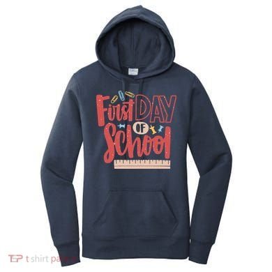 First Day Of School Cute Education Women's Hoodie