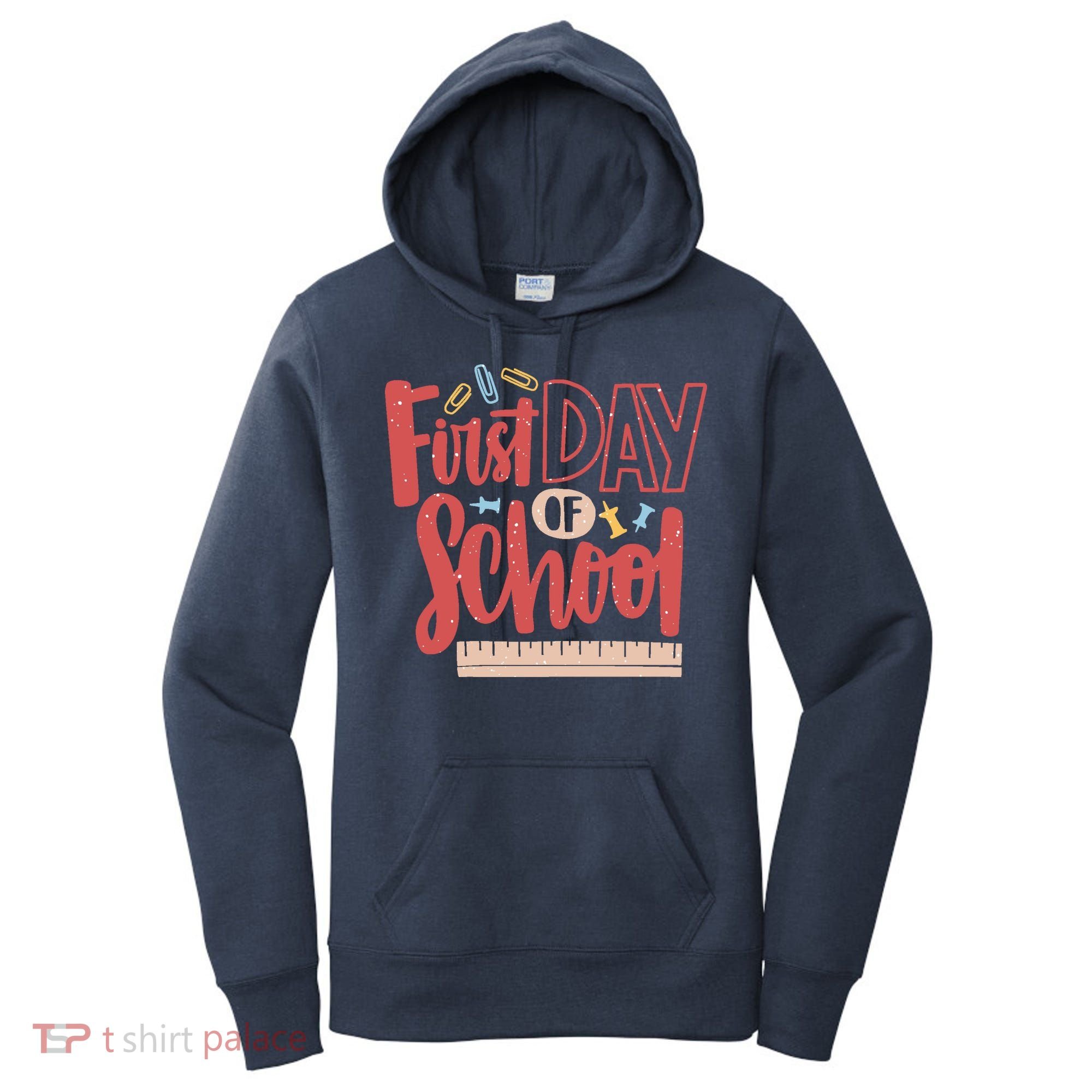 First Day Of School Cute Education Women's Hoodie