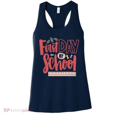 First Day Of School Cute Education Women's Tank Top