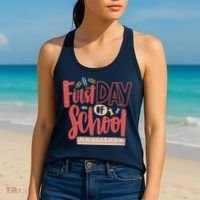First Day Of School Cute Education Women's Tank Top thumb 2