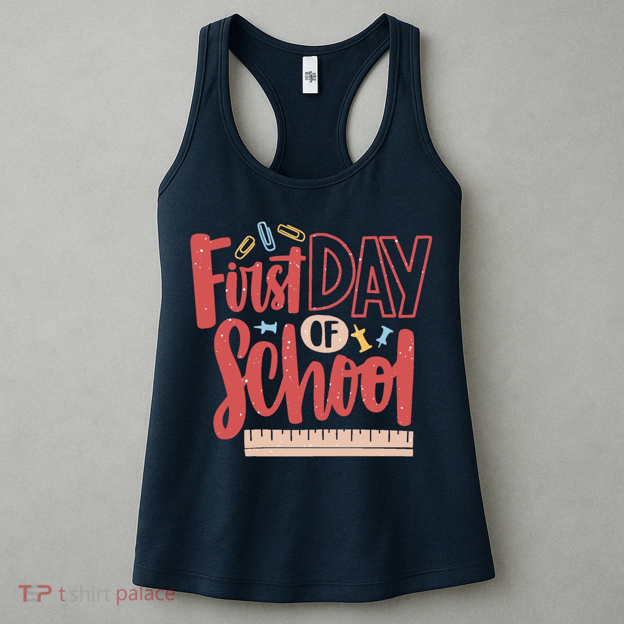 First Day Of School Cute Education Women's Tank Top