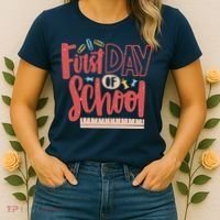 First Day Of School Cute Education Women's T-Shirt thumb 2