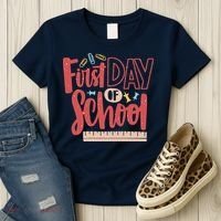 First Day Of School Cute Education Women's T-Shirt thumb 3