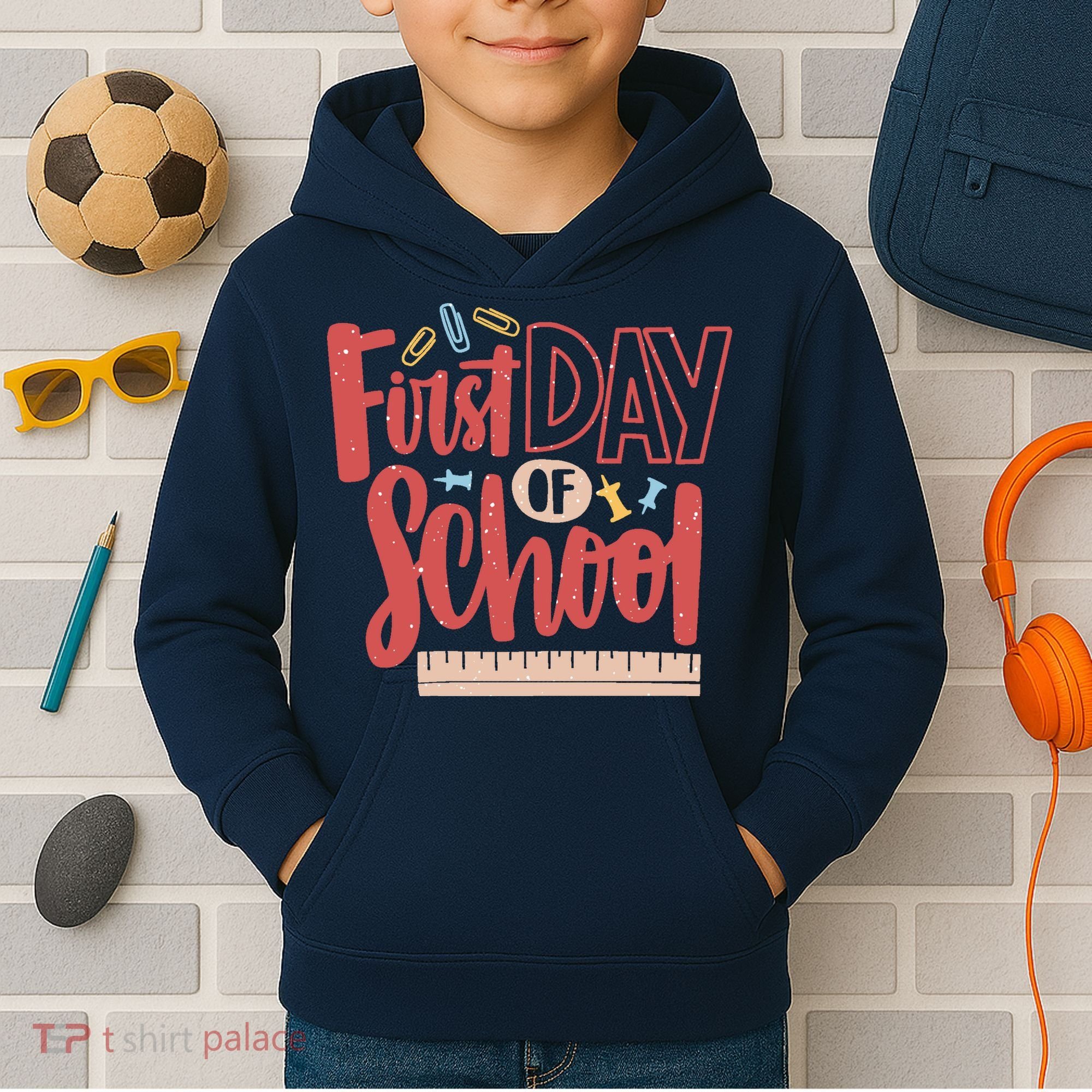 First Day Of School Cute Education Kids Hoodie
