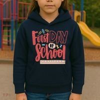 First Day Of School Cute Education Kids Hoodie thumb 3