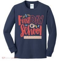First Day Of School Cute Education Kids Long Sleeve Shirt thumb 0