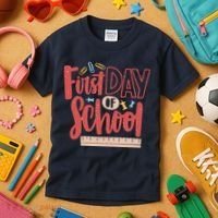 First Day Of School Cute Education Kids T-Shirt thumb 3