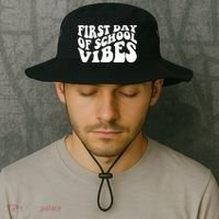 First Day Of School Vibes Retro Bucket Hat thumb 2