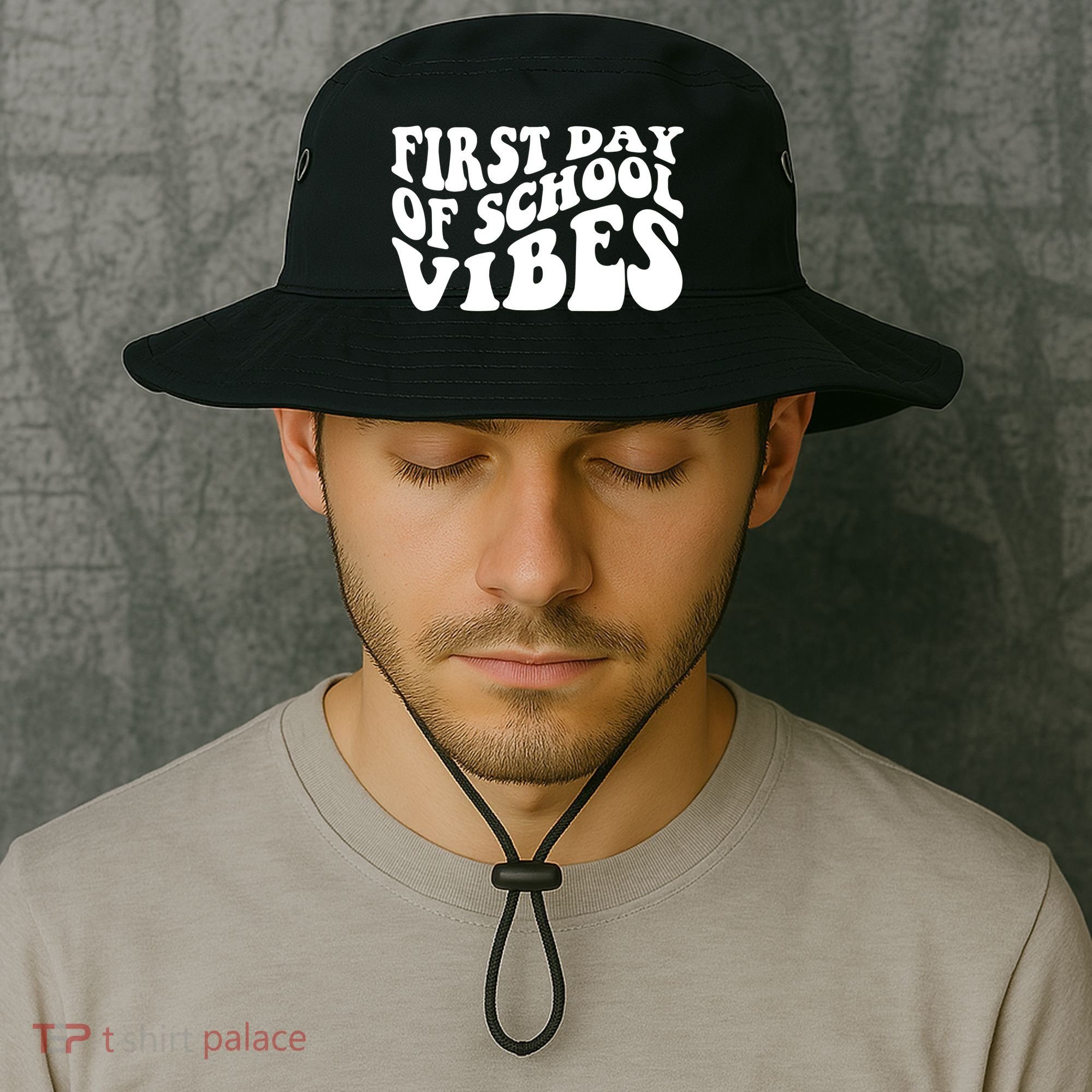 First Day Of School Vibes Retro Bucket Hat