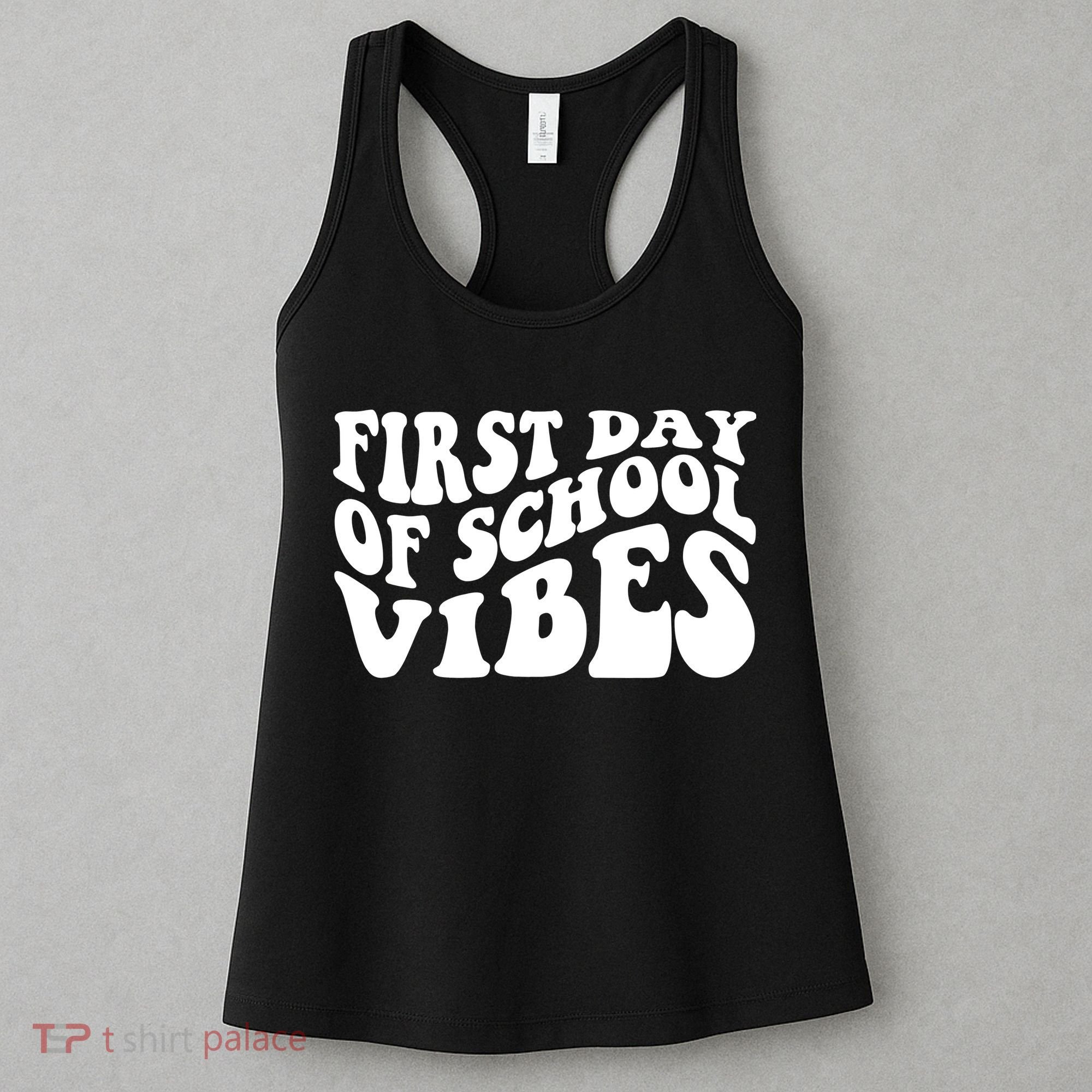 First Day Of School Vibes Retro Women's Tank Top