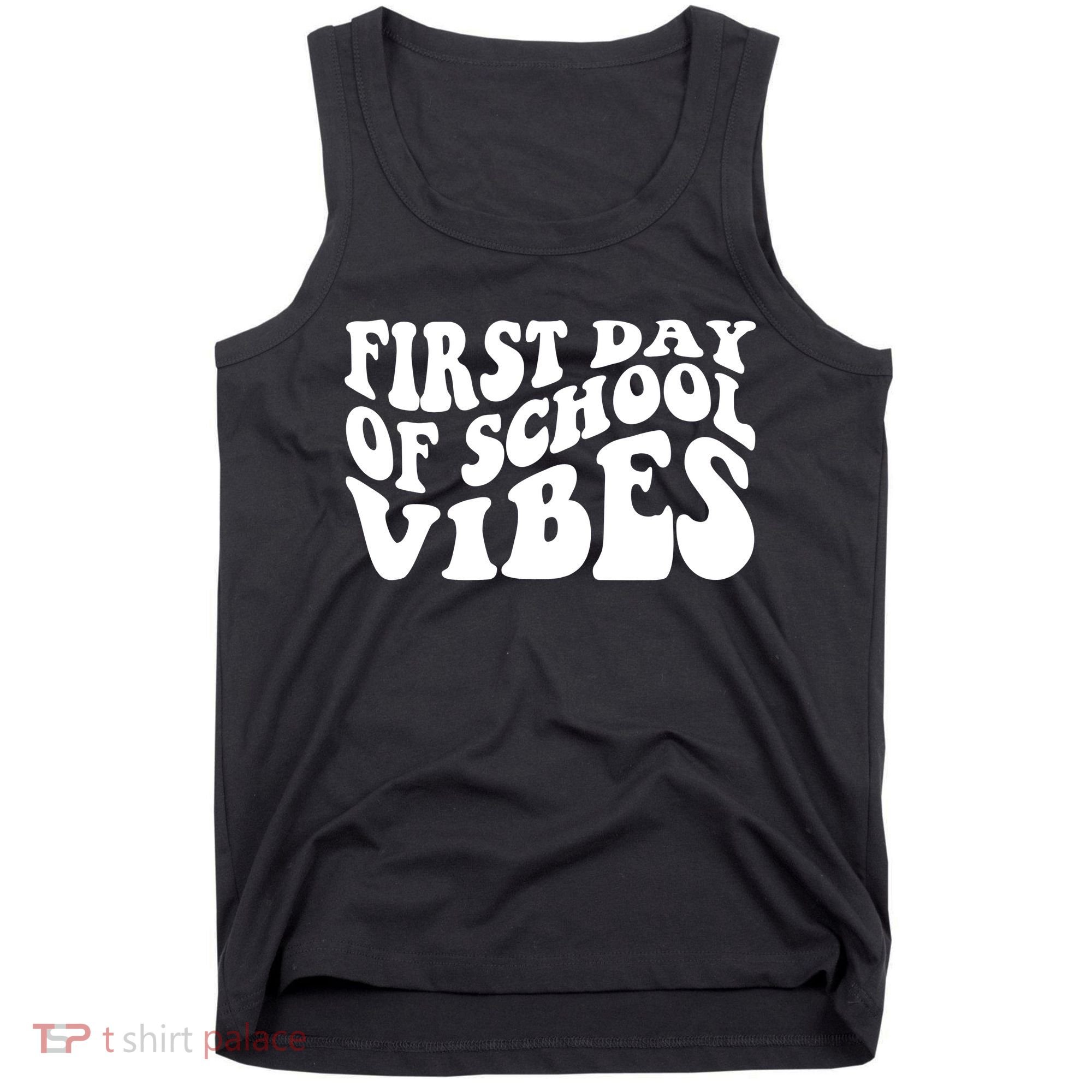 First Day Of School Vibes Retro Tank Top